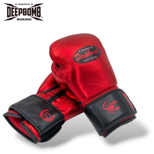 DEEPBOMB Lightning Boxing Gloves-red/black 