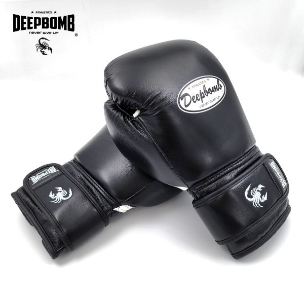 DEEPBOMB Lightning Boxing Gloves-black DEEPBOMB, boxing gloves, boxing gear, DEEPBOMB Lightning, White Boxing Gloves, High-Quality Combat Gear, Premium Boxing Gloves, Durable Training Gloves, Top-Quality Leather Gloves, Professional Boxing