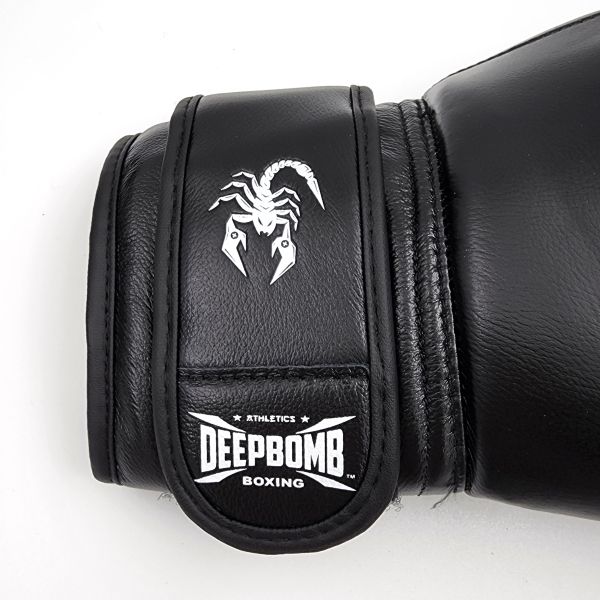 DEEPBOMB Lightning Boxing Gloves-black DEEPBOMB, boxing gloves, boxing gear, DEEPBOMB Lightning, White Boxing Gloves, High-Quality Combat Gear, Premium Boxing Gloves, Durable Training Gloves, Top-Quality Leather Gloves, Professional Boxing