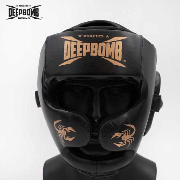 DEEPBOMB Head Guard-black/gold 