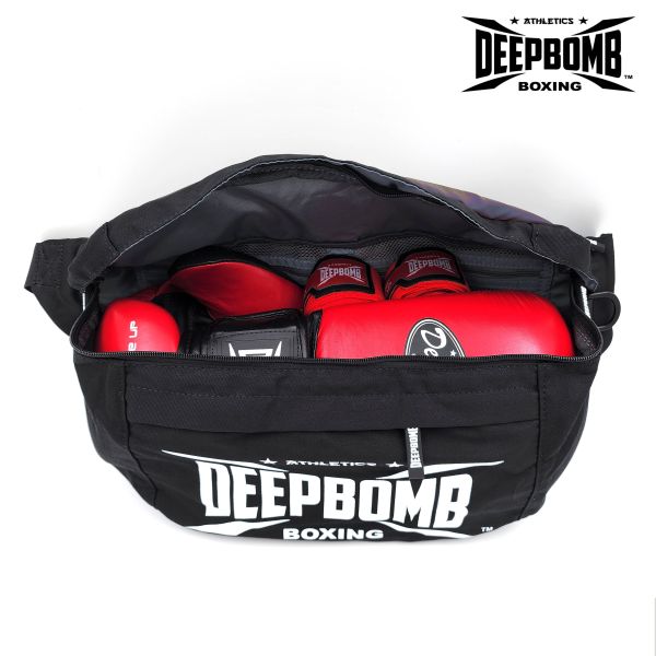 DEEPBOMB Multifunctional Large Waist/Chest Bag DEEPBOMB, waist bag, chest bag, outdoor activities, large capacity, water-resistant, reflective, boxing gloves, multifunction