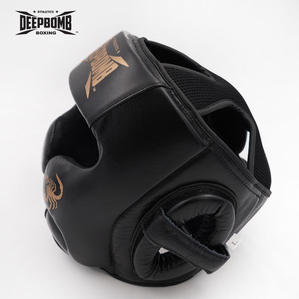 DEEPBOMB Head Guard-black/gold 