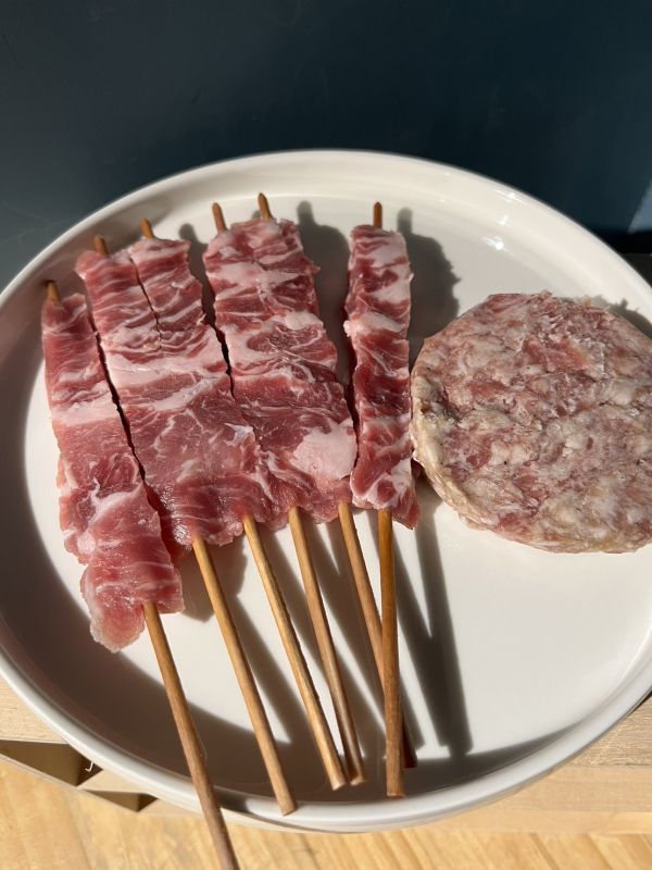 IberiQ西班牙伊比利豬腹脇肉串 