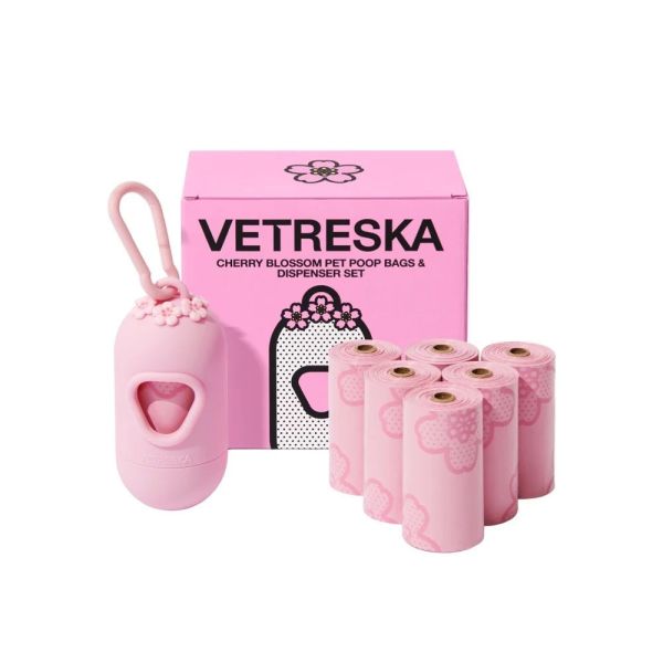 【Vetreska未卡】拾便器套裝/撿便器/撿便袋/環保/櫻花粉/咖啡色 撿便器,撿便袋,補充包,環保,櫻花粉,咖啡豆,撿大便,垃圾袋,寵物用品,寵物撿便袋,拾便袋,拾便器