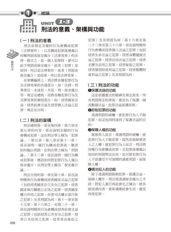 【圖解刑法】 圖解刑法,圖解系列,五南圖書,國家考試用書,