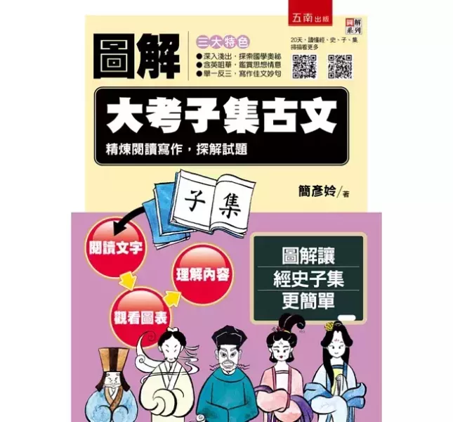 【圖解大考子集古文】精煉閱讀寫作，探解試題 圖解大考子集古文：精煉閱讀寫作,探解試題