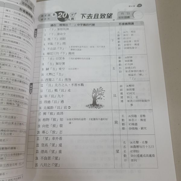 【日日讀形音義】 