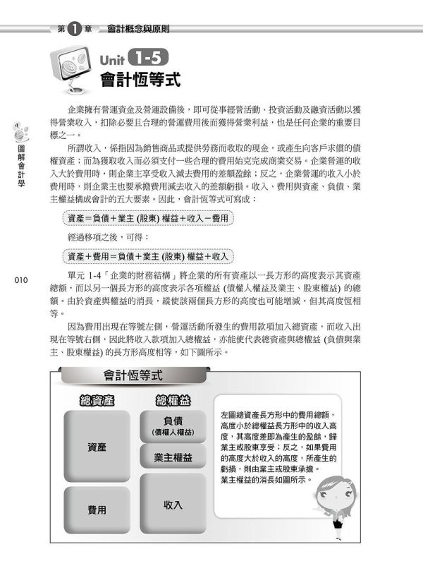 【圖解會計學】 圖解會計學,圖解系列,五南圖書,國家考試用書,高普考,企業用書,財經,商管,統計,會計,會計學