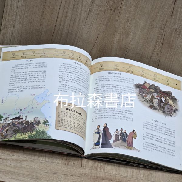 【用全景地圖學中國史】(上+下冊) 用全景地圖學中國史,全景圖,插圖,中國歷史,地圖,歷史,五南圖書,人文,地理,