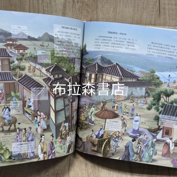 【用全景地圖學中國史】(上+下冊) 用全景地圖學中國史,全景圖,插圖,中國歷史,地圖,歷史,五南圖書,人文,地理,
