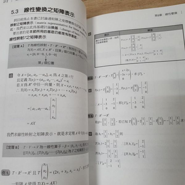 【圖解線性代數】 圖解線性代數,圖解系列,五南圖書,矩陣及向量空間、線性轉換,