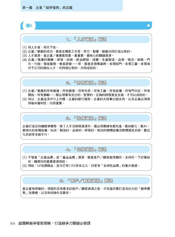 【超圖解競爭優勢策略：打造競爭力關鍵必修課】 超圖解競爭優勢策略：打造競爭力關鍵必修課,財經,商管,統計,管理,五南圖書,超圖解系列,公司內部教育訓練,上班族進修學習,大專授課教材,競爭優勢,