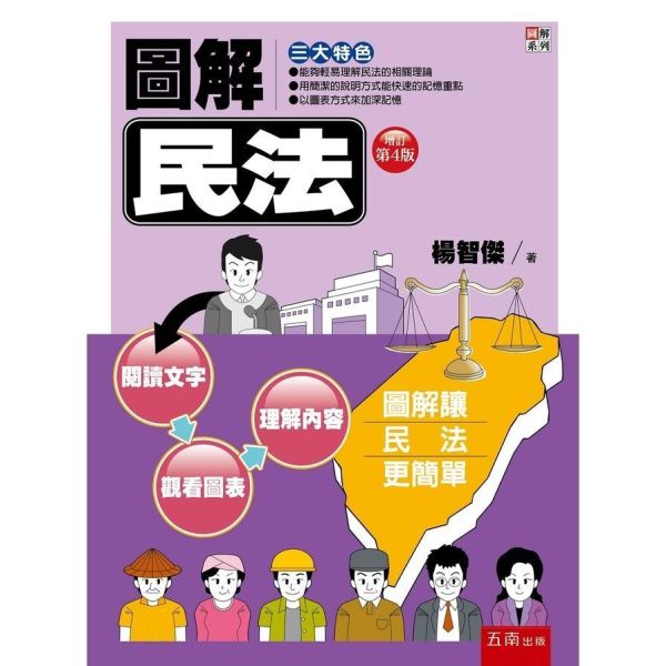 【圖解民法】 圖解民法,圖解系列,五南圖書,國家考試用書