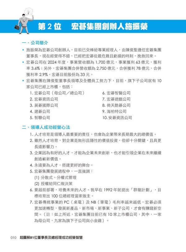 【超圖解81位董事長及總經理成功經營智慧】 超圖解81位董事長及總經理成功經營智慧,財經,商管,統計企管,經營,行銷,人資,財務,策略,研發,管理,經營心法,智慧金句,上班族進修學習,大專授課教材