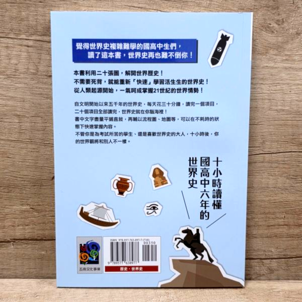 【十小時讀懂國高中六年的世界史】 十小時讀懂國高中六年的世界史,五南圖書,世界史,歷史,人文,地理,高中,國中,教科書,教材,