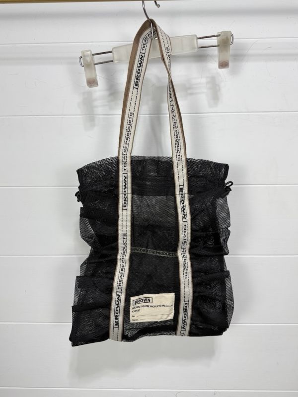 抓皺網格束口提袋 