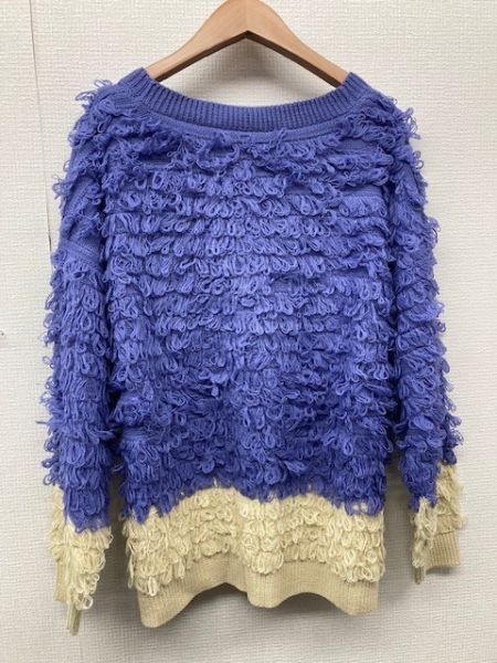 毛圈針織小花釦外罩 