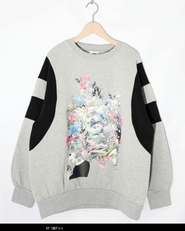 環境腦袋條紋繡上衣 