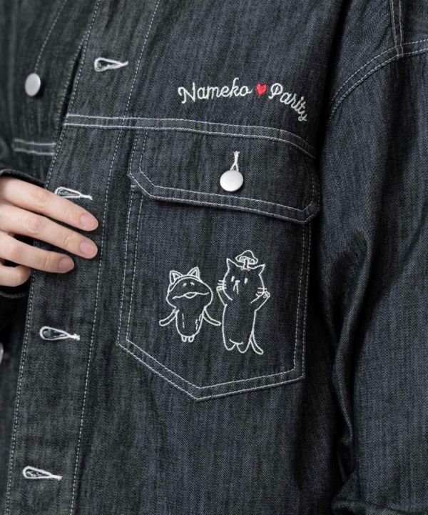 (聯名款)蘑菇研究室牛仔夾克 