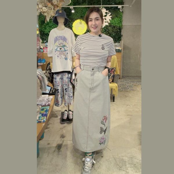 (附袋子T恤)N1刺繡紀念款上衣 