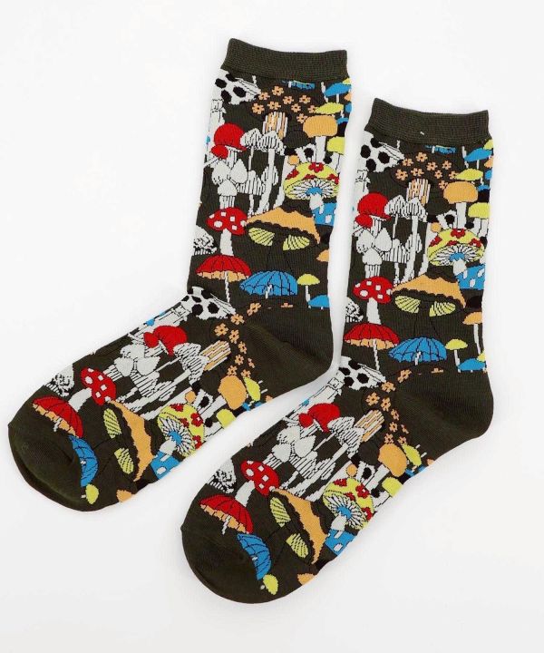 秋冬9月-蘑菇森林襪 