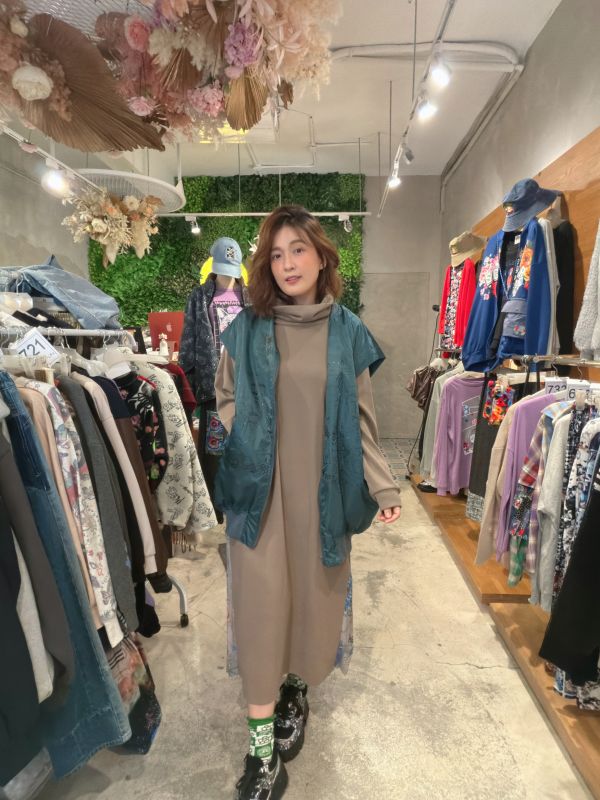 城堡中長版背心 