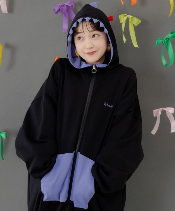 小惡魔鯊魚造型外套 