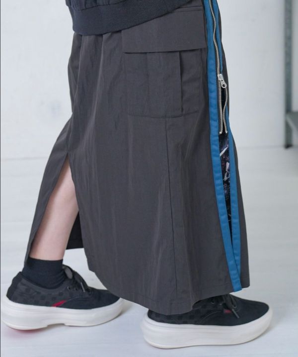 夢幻樂器拉鏈百褶裙 