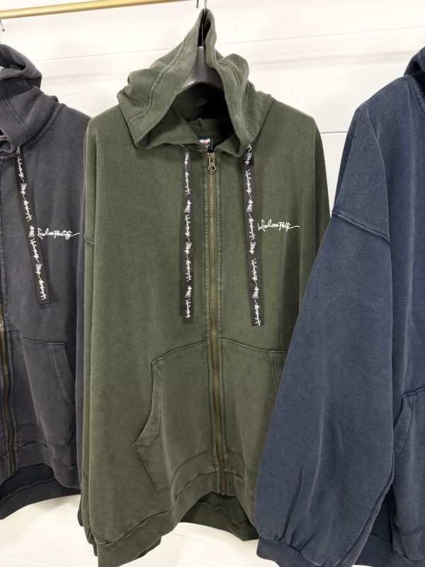 暈染小塗鴉連帽外套 