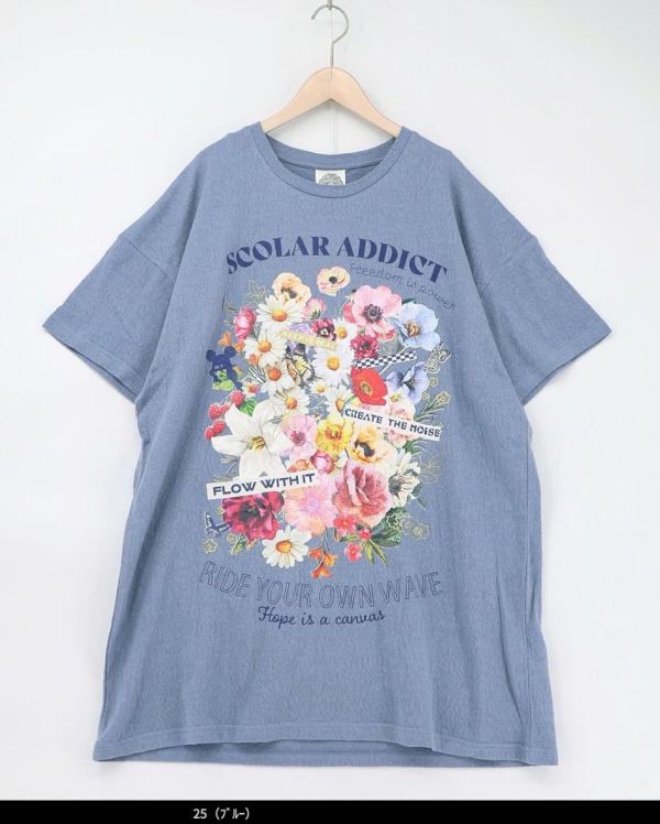 蕾絲布-花朵標籤造型上衣) 