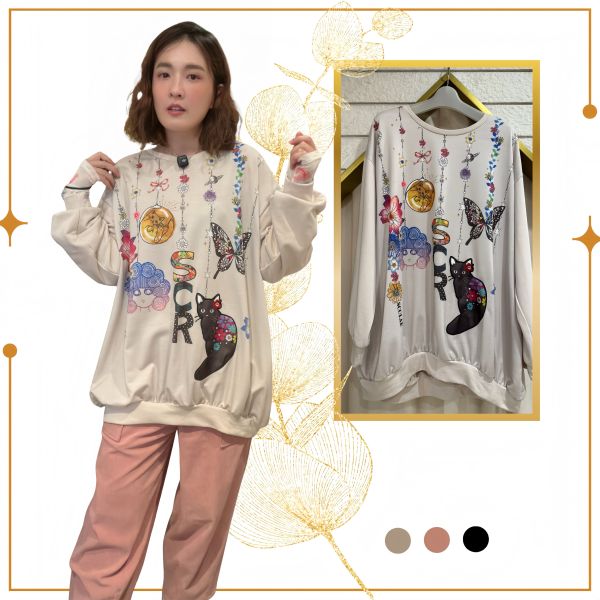 水晶球項鏈造型上衣 