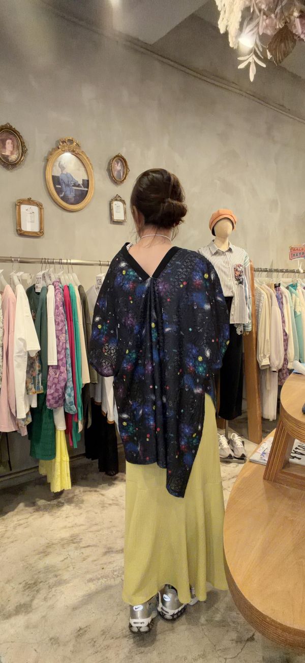 魚尾花繩腰帶裙 