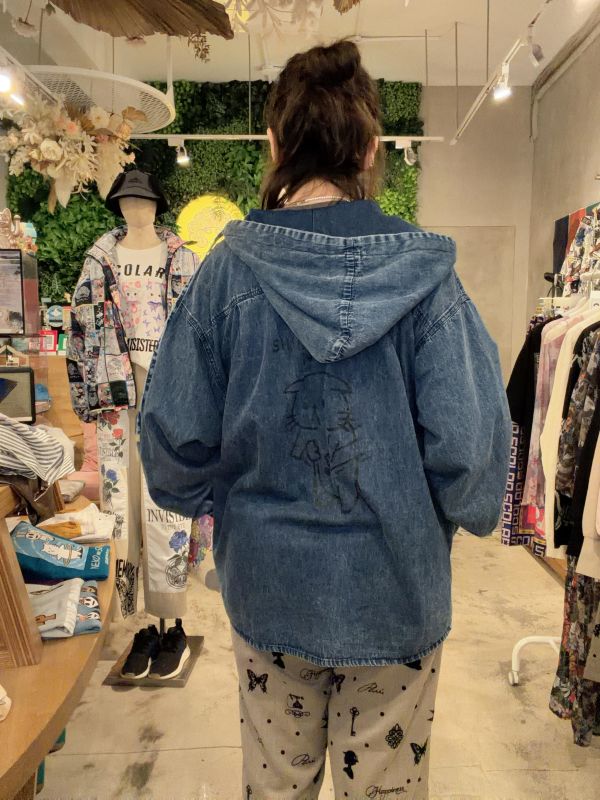 關於長胖的貓連帽襯衫 