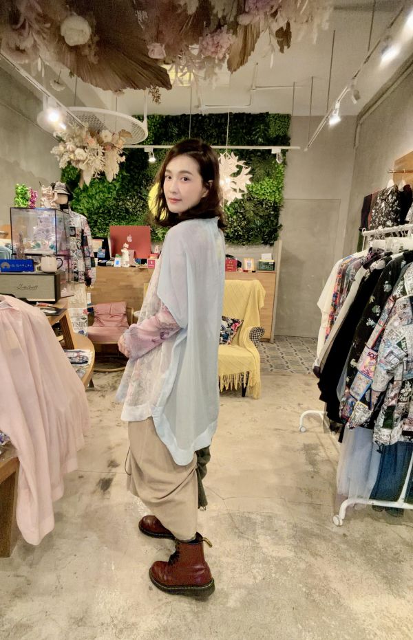 人魚閨房雪紡上衣 