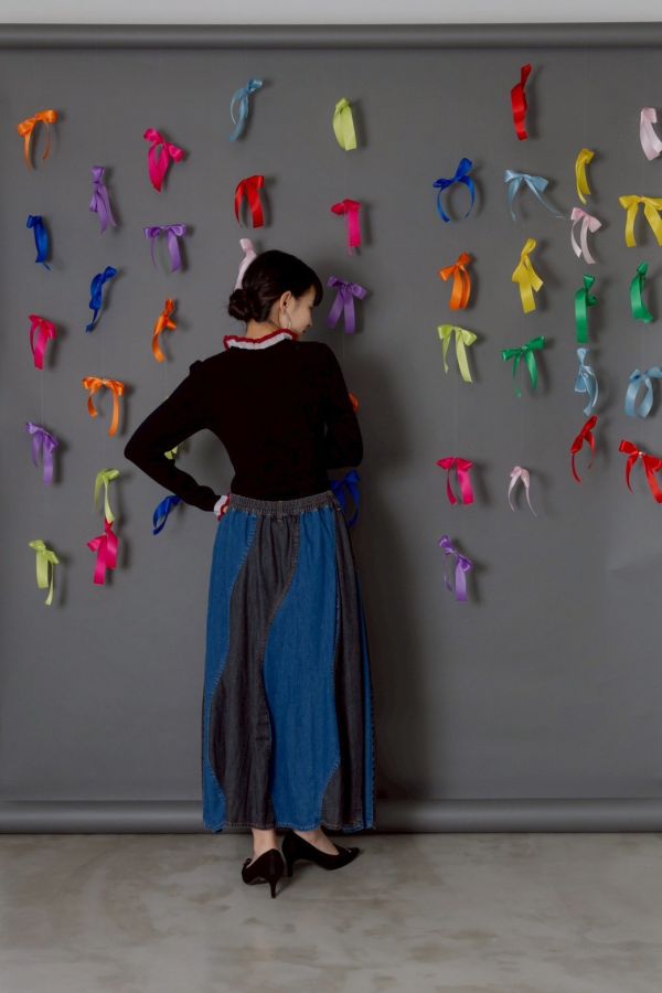 波浪手袖造型內搭衣 