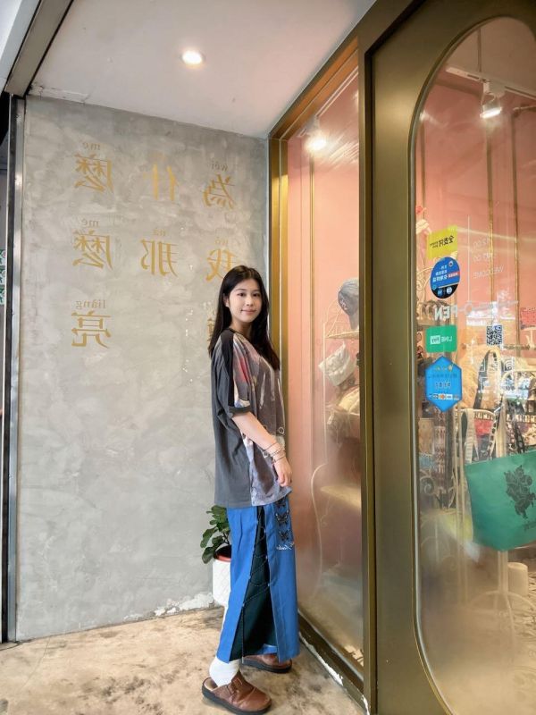 is scolar蝴蝶側邊綁繩休閒褲 