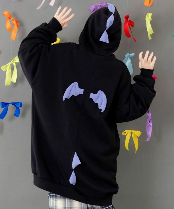 小惡魔鯊魚造型外套 