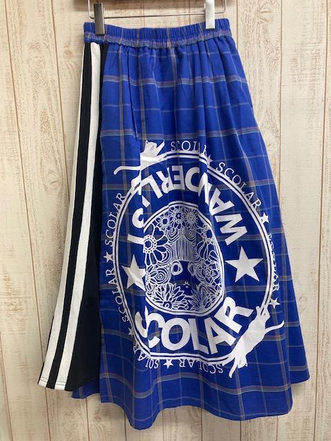 貓咪花朵圓形LOGO裙 