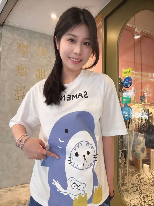 貓咪偽裝鯊魚企鵝上衣 