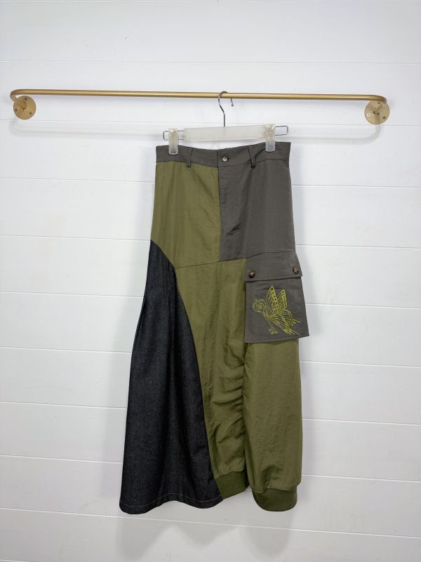 蝴蝶之鑰拼接造型裙 