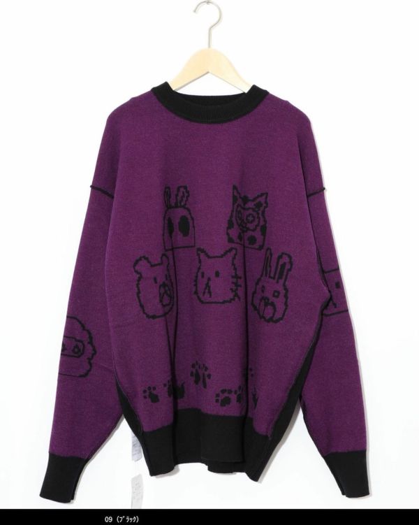 Parity雙面穿公仔針織上衣 