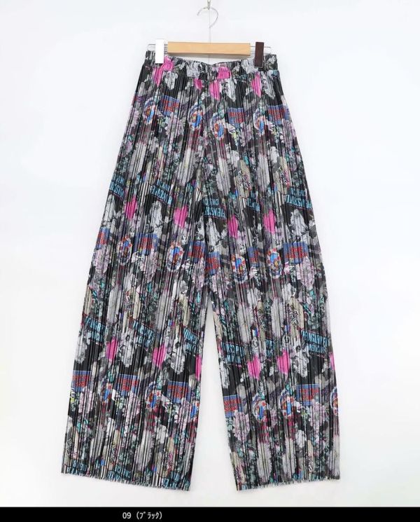 暹羅貓花朵皺皺褲 