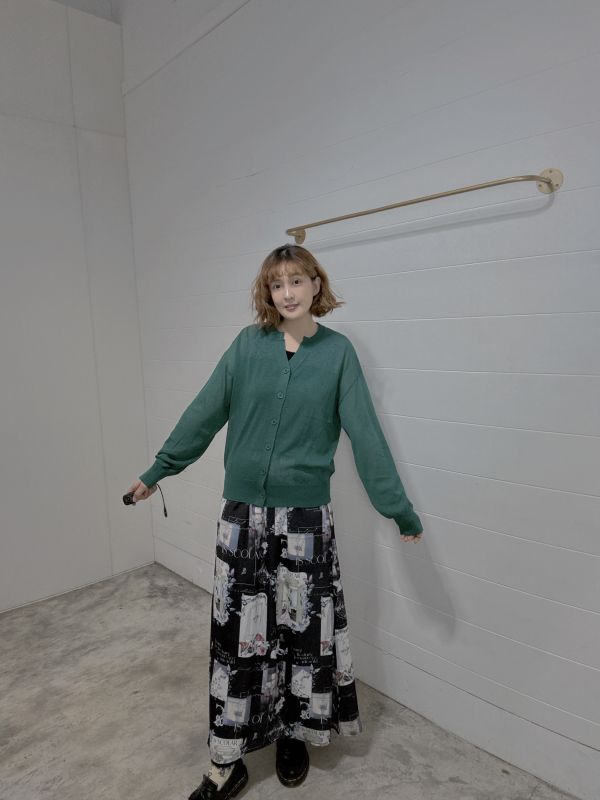 涼感-素色針織外罩 