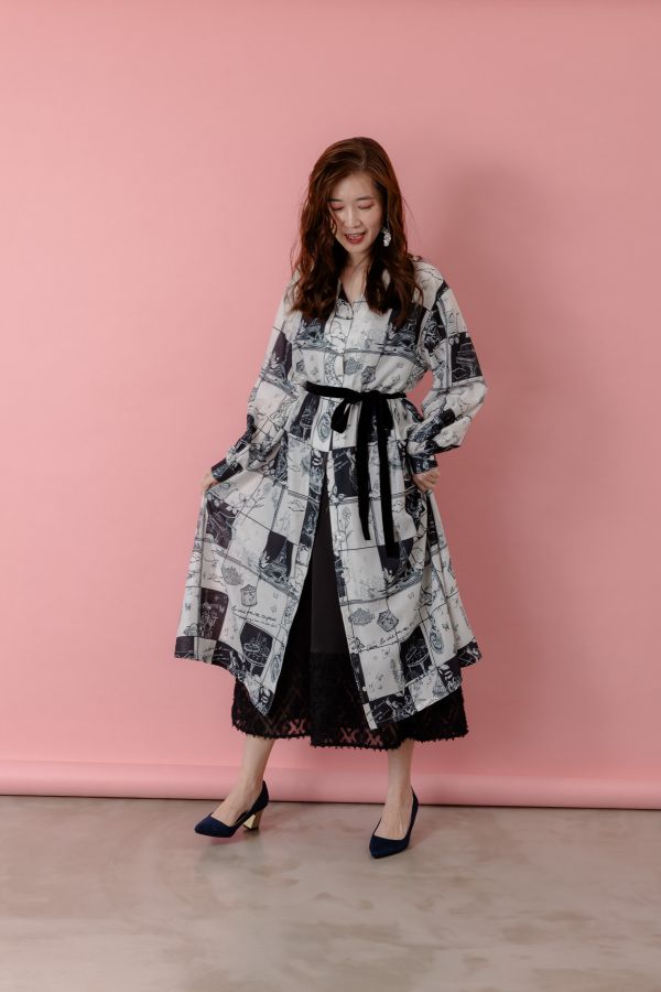 羽毛蕾絲簍空隙間帶襯洋 