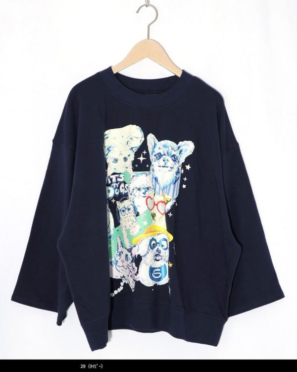 貓狗塗鴉主圖上衣 