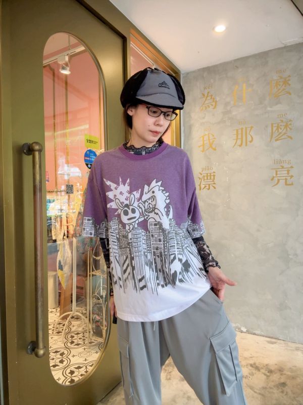 恐龍城市對戰上衣 