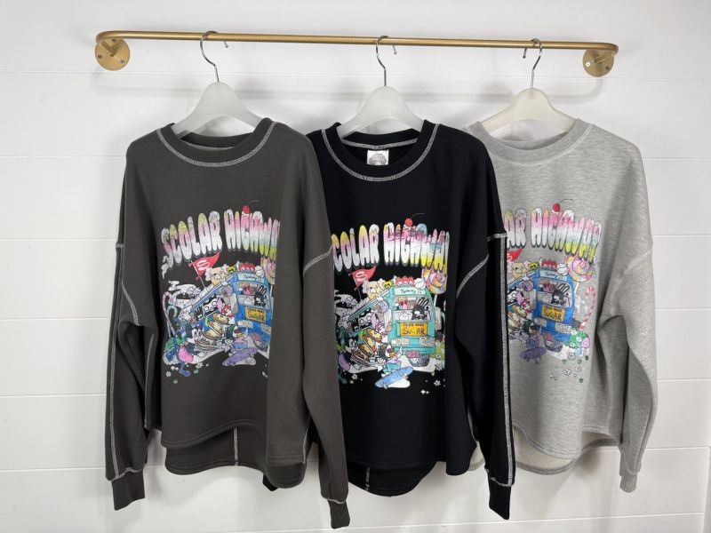 SCOLAR甜心公路內刷毛上衣 