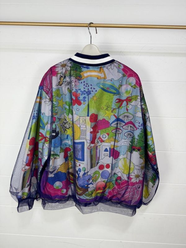 雙魚奇異幻想拼紗外套 