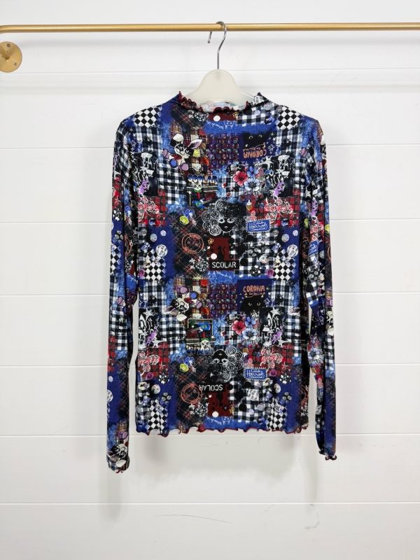 膠原蛋白-彈性塗鴉內搭衣 