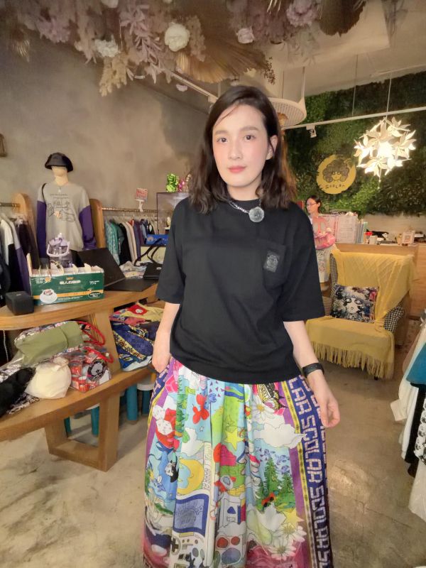 遊戲異想世界方框上衣 